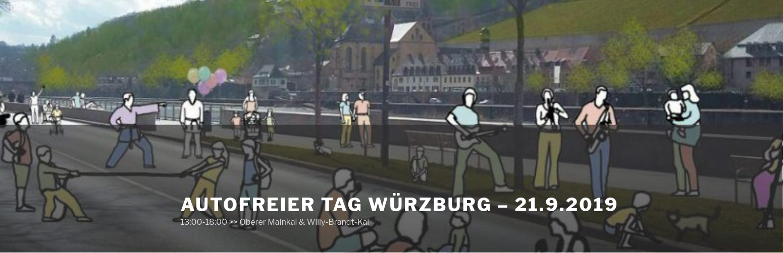 Essens- und Infostand auf dem „Autofreien Tag Würzburg“ – 21.09.2019
